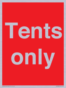 Tents only